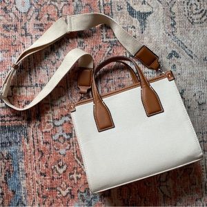 Zara canvas mini tote